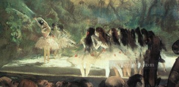 Dancing Ballet Painting - Ballet at the Paris Opera Impressionism ballet dancer Edgar Degas